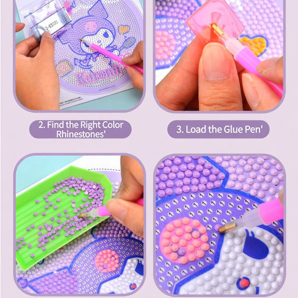 Sanrio Character Diamond Painting Kit with Frame