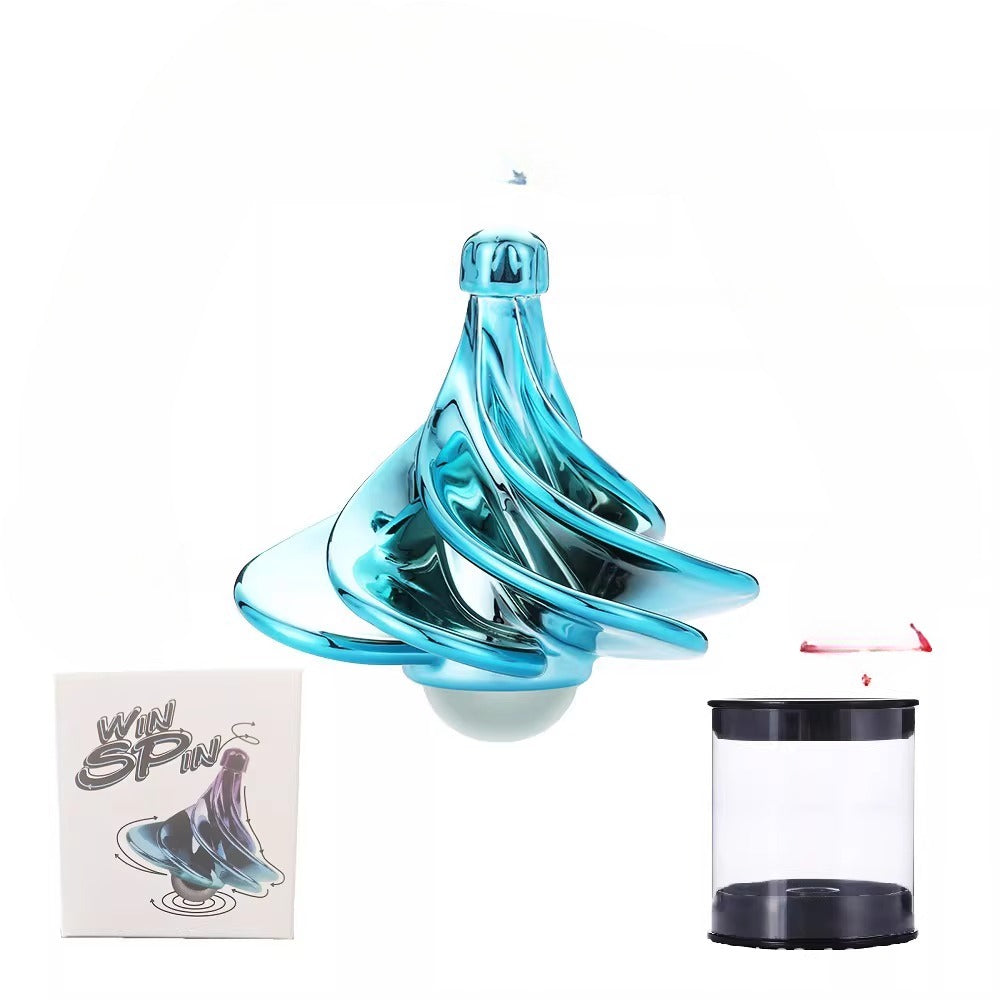 Wind-Driven Desktop Spinner