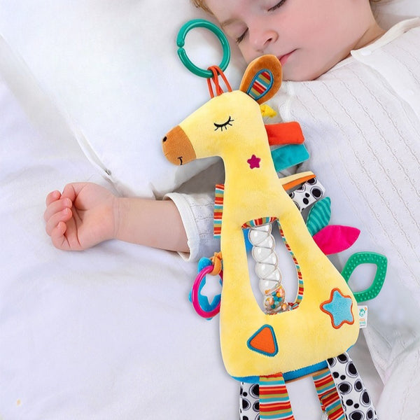 Animal Activity Rattle Plush for Babies