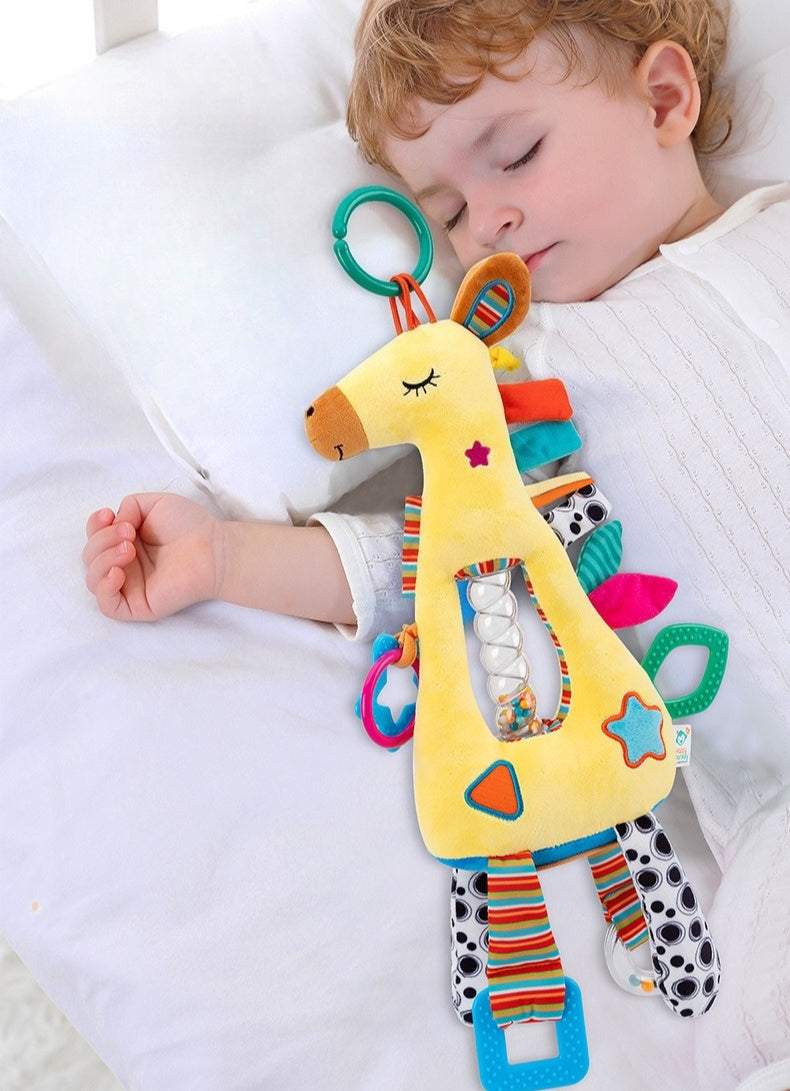 Animal Activity Rattle Plush for Babies