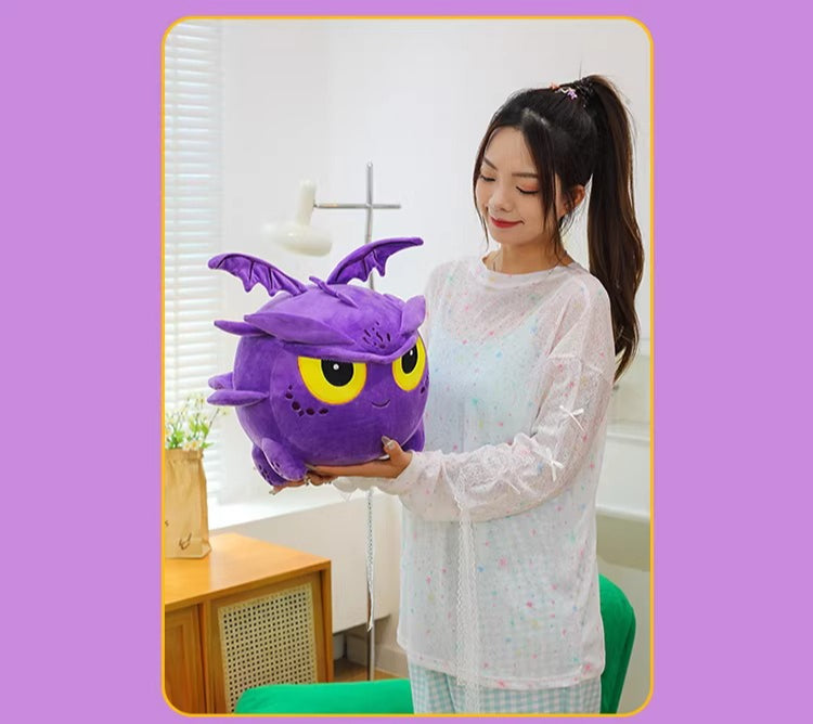 Plush Round Dragon Character Doll
