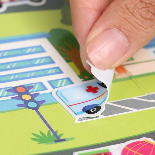 Reusable Travel Sticker Book Activity Kit