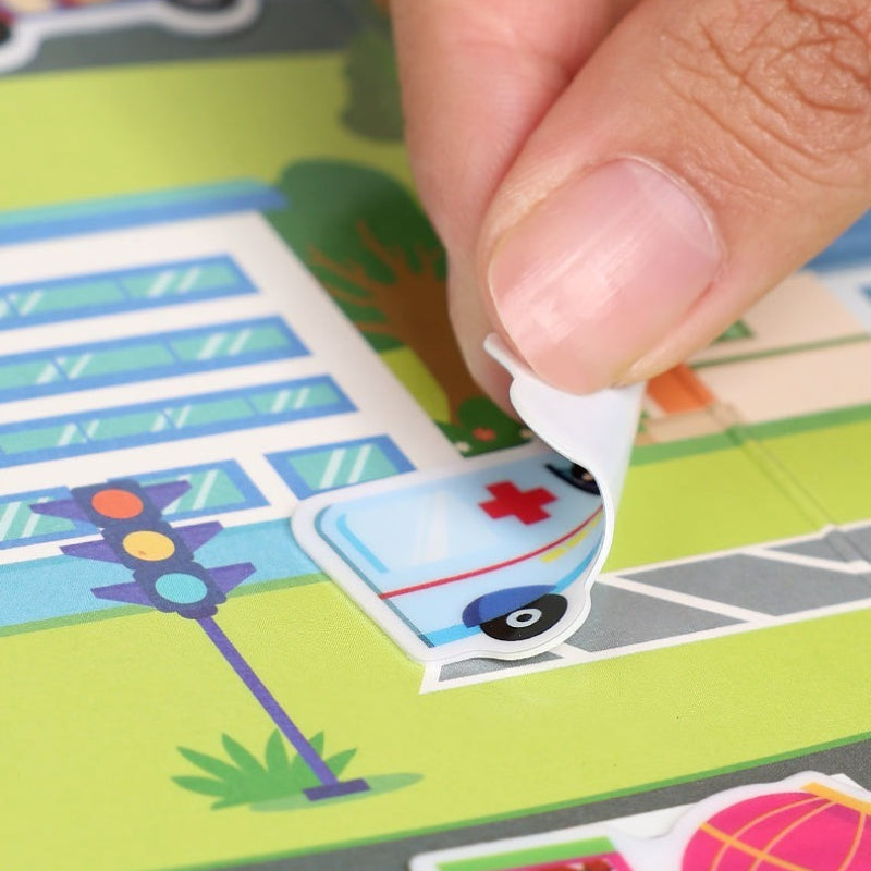 Reusable Travel Sticker Book Activity Kit