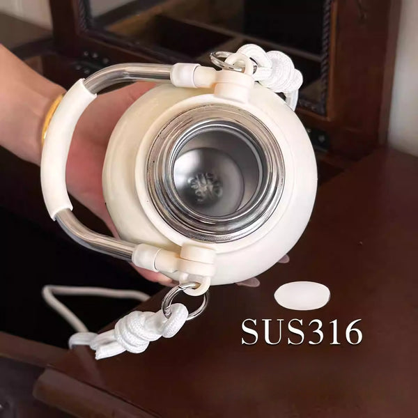 Large Capacity Stainless Steel Insulated Bottle with Handle