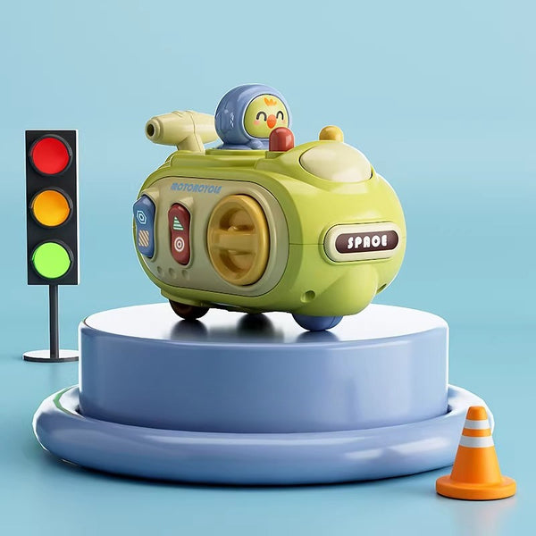 Press-and-Go Whistle Motorcycle Toy
