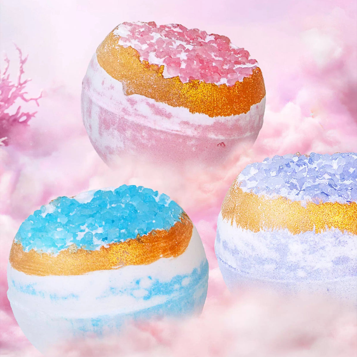 Natural Sea Salt Fragrance Bath Bomb