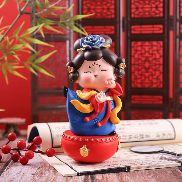 Tang Dynasty Lady Resin Tumbler Ornament