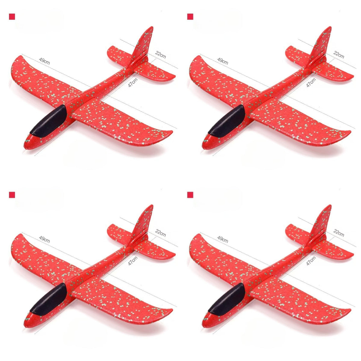 ✈️ The Ultimate High-Flying Foam Glider – Large Outdoor Aeroplane Toy(Pack of 4) Fantastik Curios