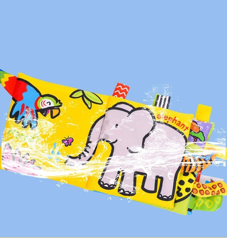 LakaRose Baby Sensory Soft Book - Crinkle & Squeak Animals
