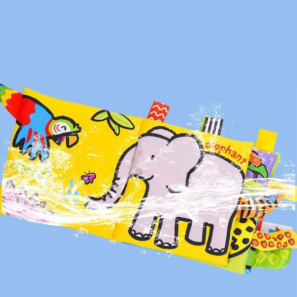LakaRose Baby Sensory Soft Book - Crinkle & Squeak Animals