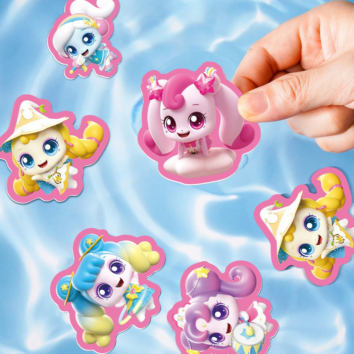 Catch! Teenieping Reusable Jelly Sticker Book