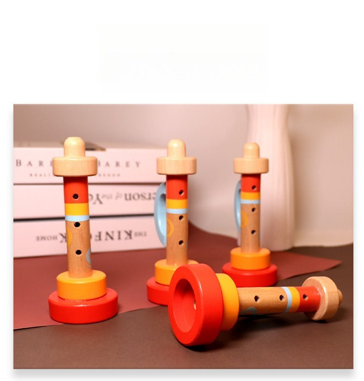 Wooden Mini Trumpet Musical Toy