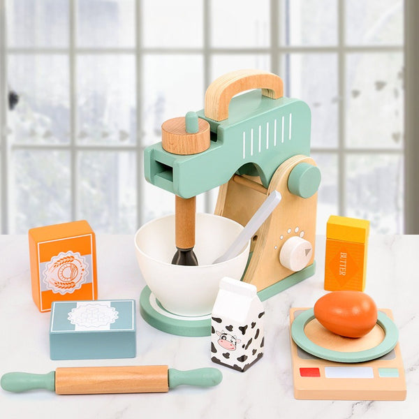 Little Baker's Wooden Kitchen Mixer & Baking Set
