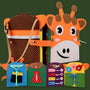 Felt Giraffe Busy Board Activity Book