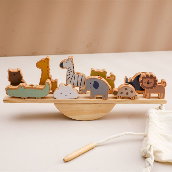 Animal Stringing and Balance Wood Toy