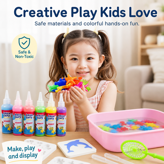 Aqua Fairy Ocean World Gel Art Deluxe Craft Kit