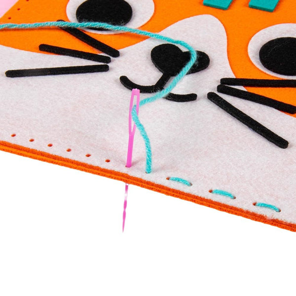 My First Sewing Kit: 8-Pack Animal & Fashion Felt Crafts