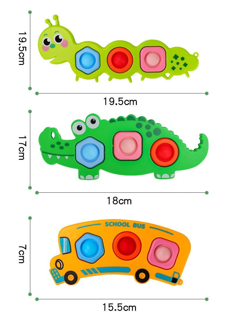 Animal and Vehicle Sensory Fidget Toy Set
