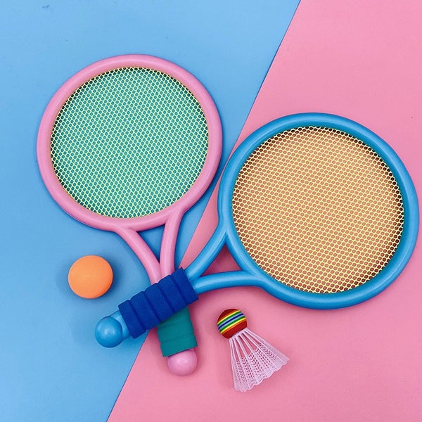 Kids Lightweight Tennis and Badminton Racket Set