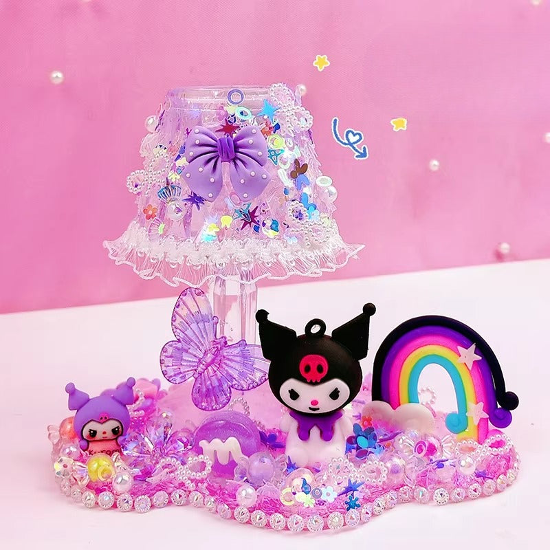 DIY Cream Glue Crystal Lamp Kit
