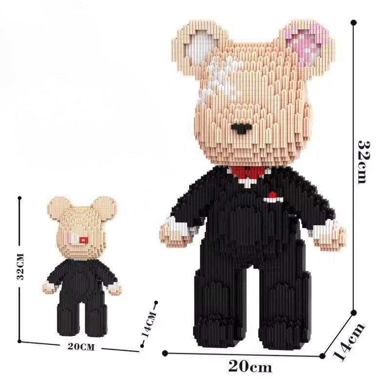 Large Bear Building Block Model (32cm)