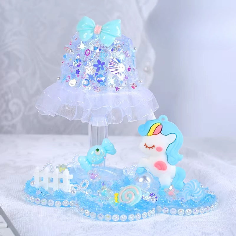 DIY Cream Glue Crystal Lamp Kit