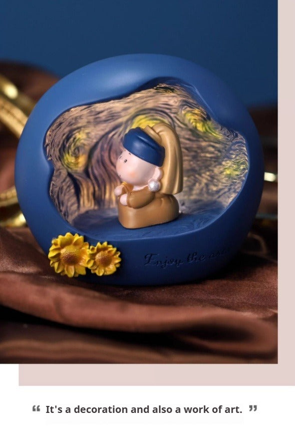 Artistic Shell and Pearl Night Light Ornament