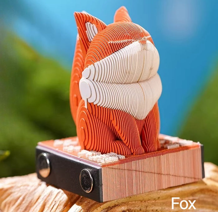 3D Paper Sculpture Memo Pad