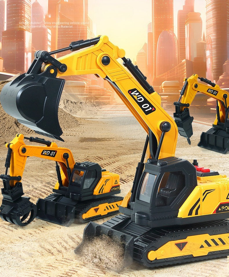 Sound and Light Construction Excavator Toy