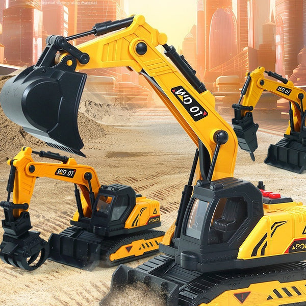 Sound and Light Construction Excavator Toy