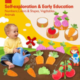 Toddlers Montessori Toys Busy Board Farm Animal Scene Storytelling Activity Toy Quiet Book Felt Activity Educational Sensory Toy