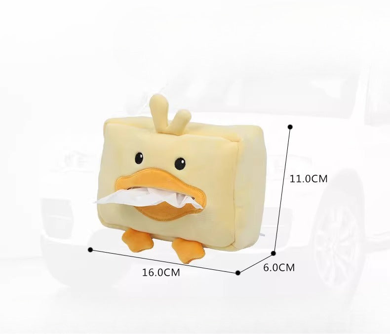 Cute Plush Car Tissue Holder