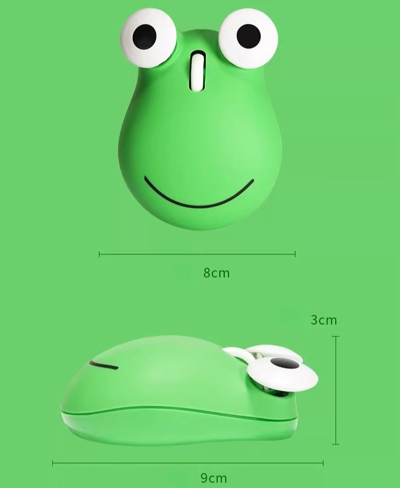 Frog Shaped Silent Computer Mouse