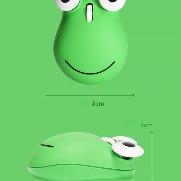 Frog Shaped Silent Computer Mouse