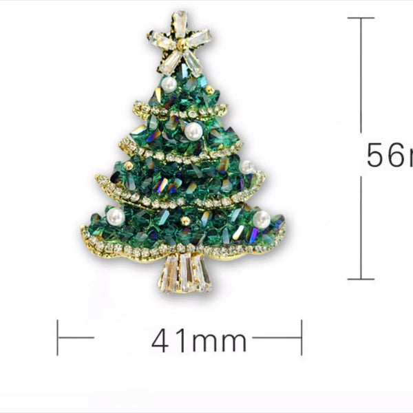 Christmas Tree Brooch Gift Set