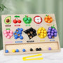The Fruity Focus Board: Wooden Bead Sorting & Counting Game