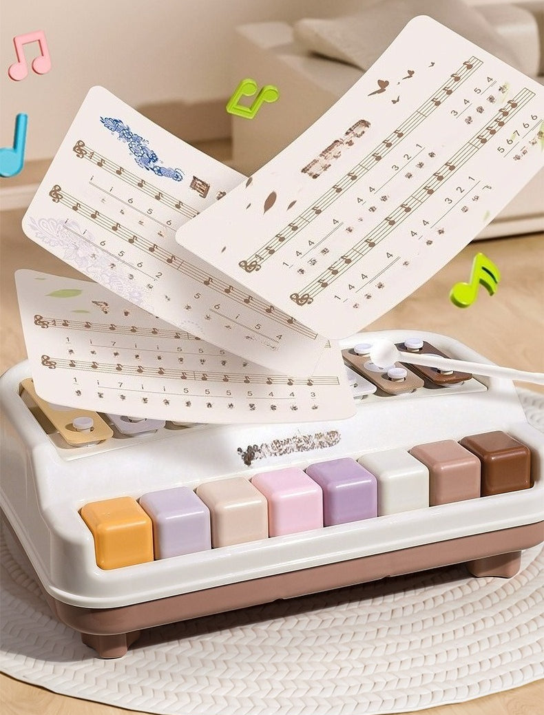 8-Key Dual Play Piano and Xylophone