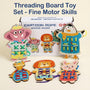 Kids' Wooden Lacing Activity Board Set