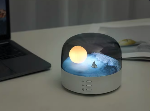Three-Color Desktop Night Light and Ornament