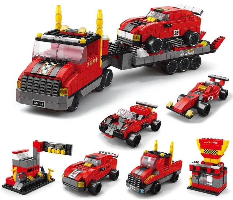 Build & Rebuild 6-in-1 Themed Building Blocks