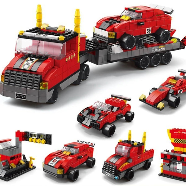 Build & Rebuild 6-in-1 Themed Building Blocks