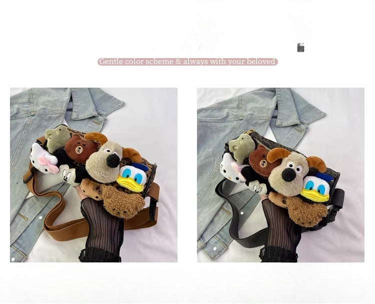 Little Bear Plush Crossbody Bag