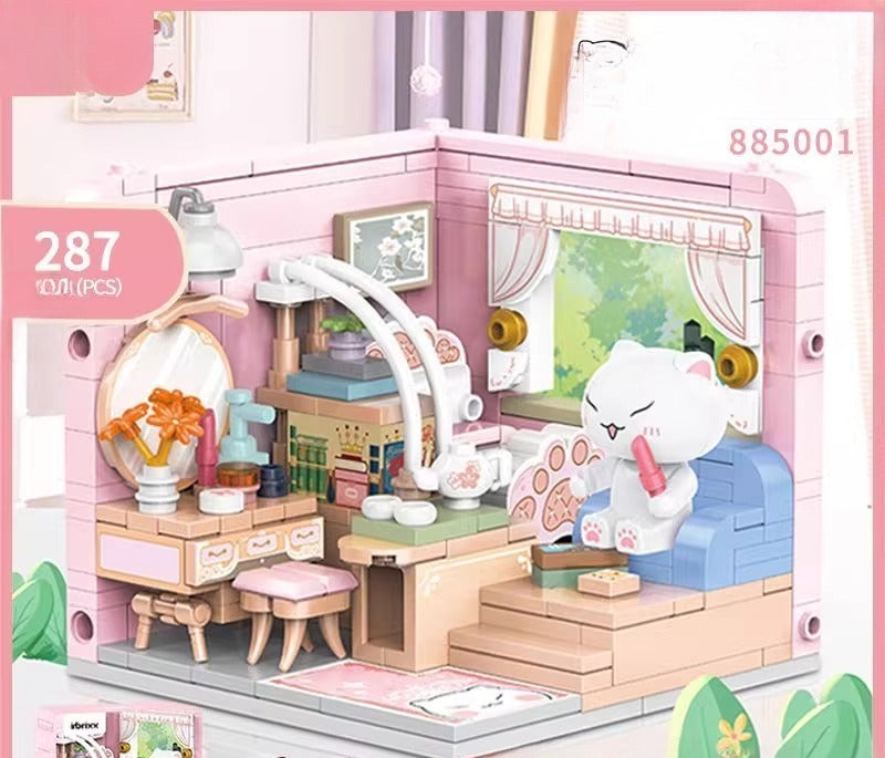 Miniature Cat Room Building Kit