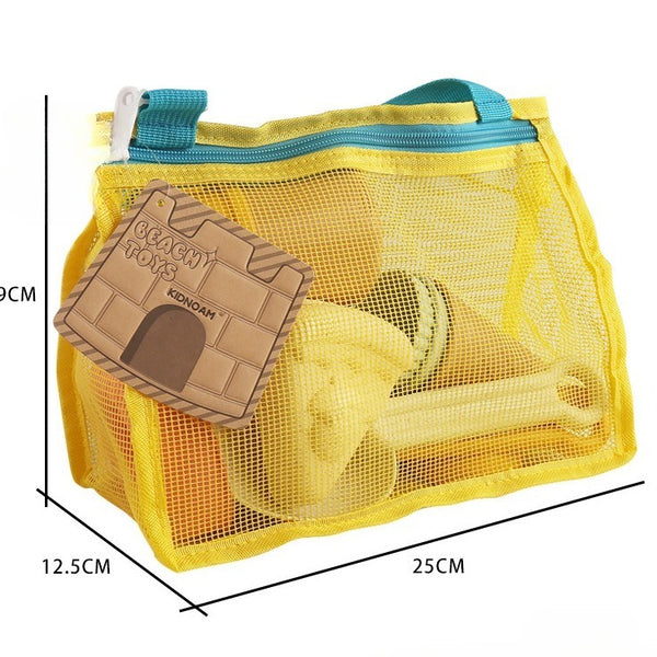 Kids' Wheat Straw Beach Sand Toy Set with Carry Bag