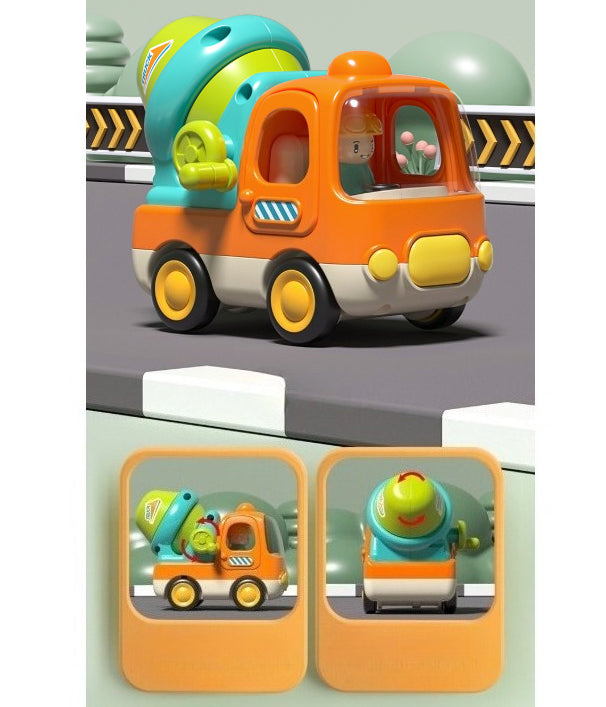 Goodway Cartoon Construction Vehicle with Lights and Sound