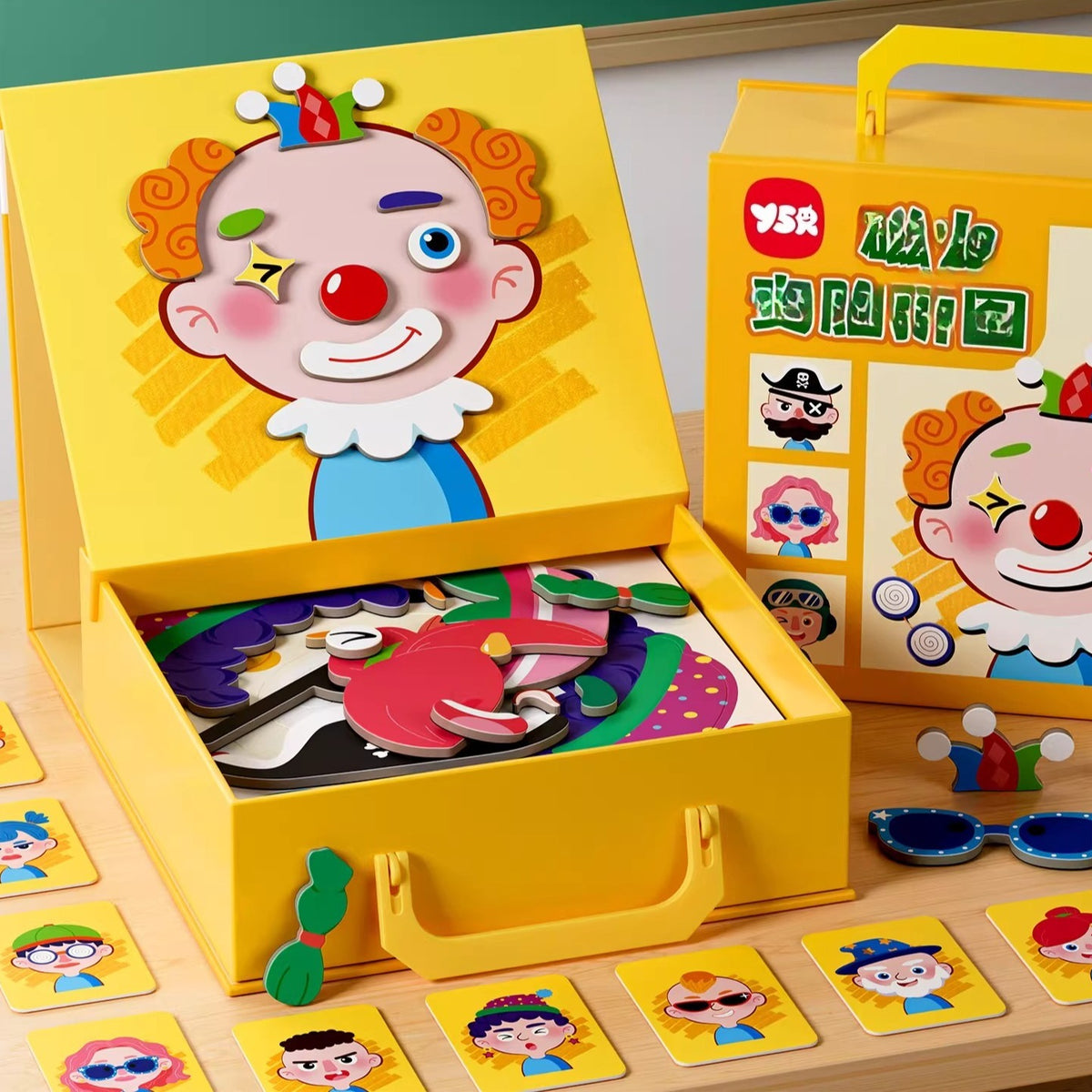 Magnetic Face Puzzle Play Set
