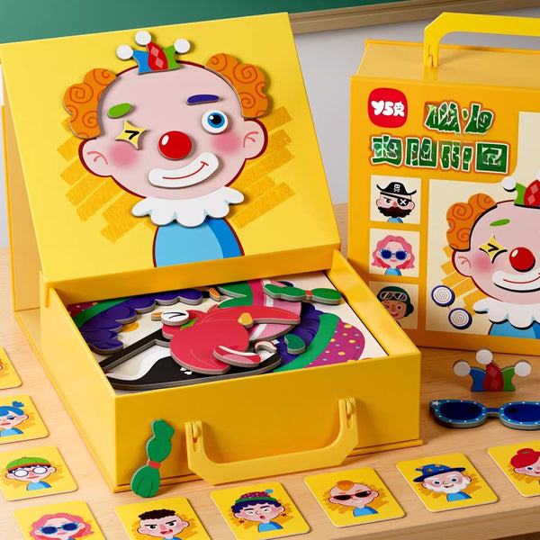 Magnetic Face Puzzle Play Set