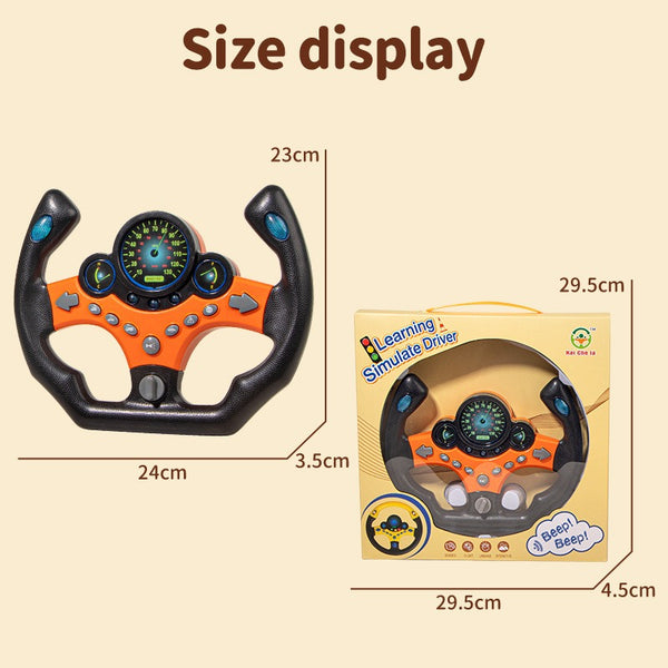 Interactive Driving Steering Wheel Toy for Kids
