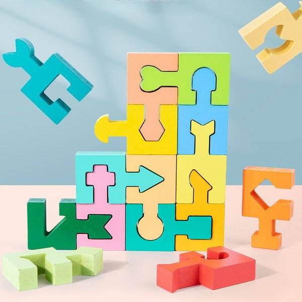 Geometric Shape Puzzle Blocks