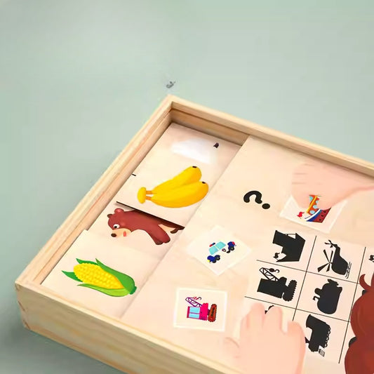 Wooden Shadow Matching Puzzle